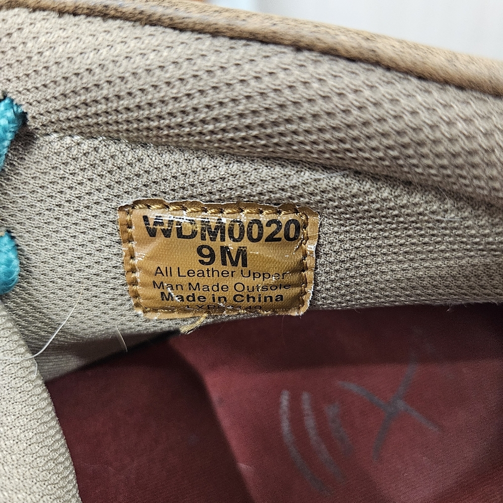 Twisted X Womens Chukka Driving Mocs, Turquoise/Brown Size 9 Western Leather - Picture 3 of 9